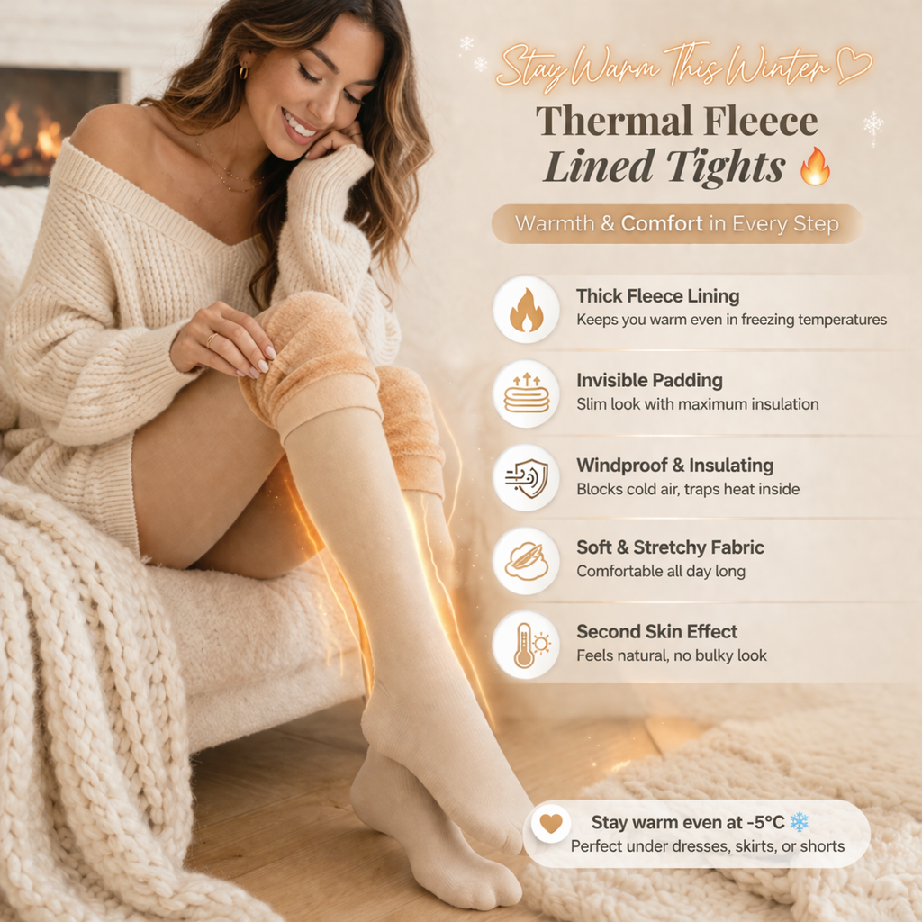 EaseFit™ Thermal Tights – Effortless Warmth & Comfort